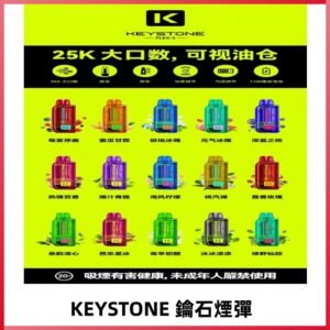 鑰石KEYSTONE FLEX-3 25000口專彈專機套裝|大容量續航